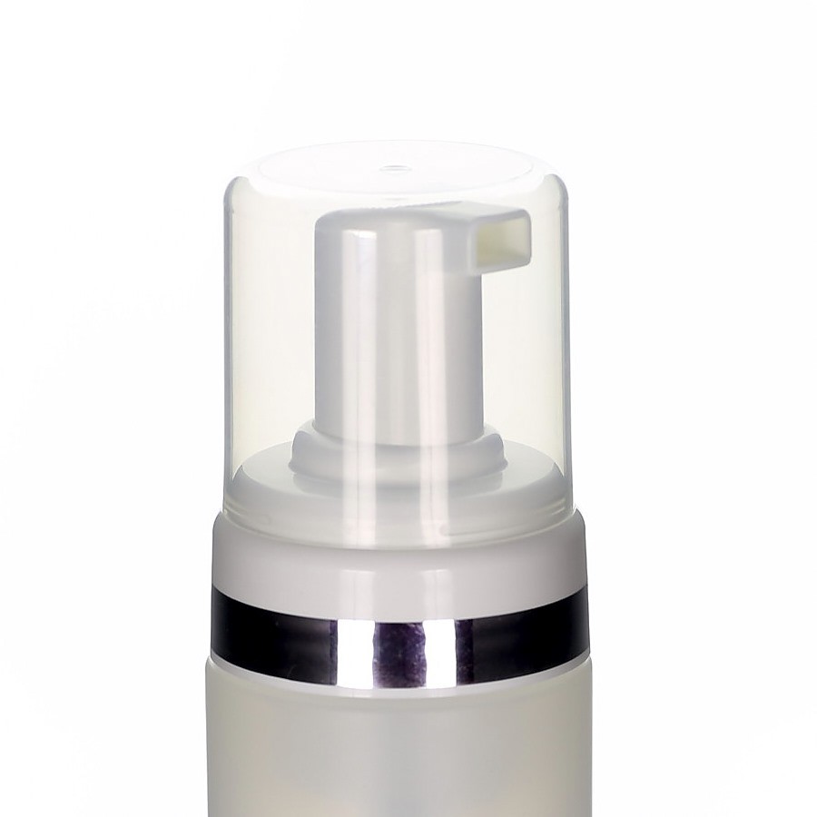 Foam Pump 100ml white & silver ring