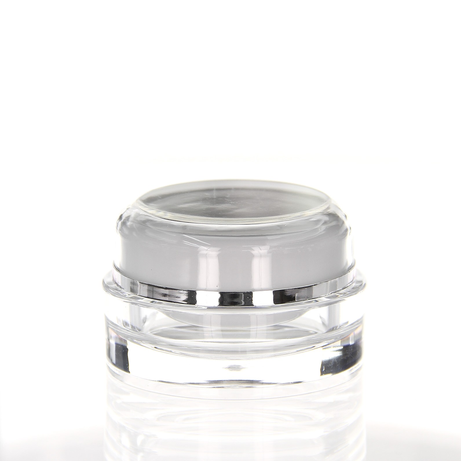 Taro 15ml white & silver ring