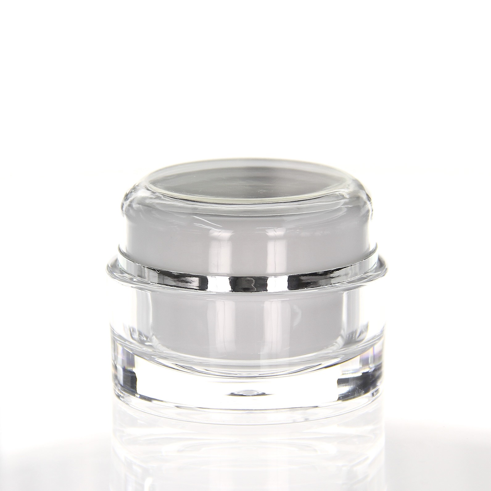 Taro 30ml white & silver ring