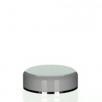 Cover Domino 20ml white silver ring