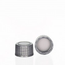 Cap silver with sealing foam insert