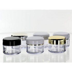 Jar Domino 20ml clear