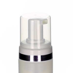Foam Pump 150ml white & silver ring